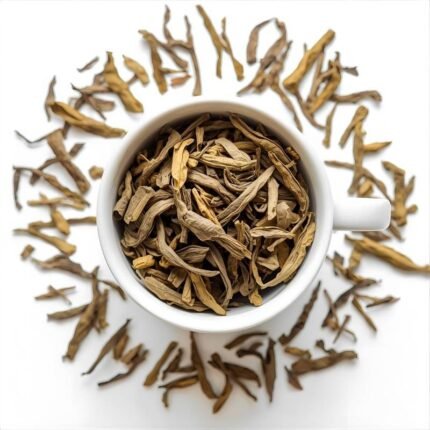 Premium Ginger Leaf Tea / Mild & Soothing Herbal Tea