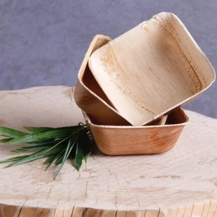 Areca Leaf Bowl – Eco-Friendly & Biodegradable Serving Bowls | 100% Natural Palm Leaf