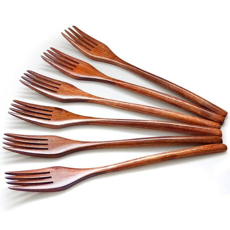 Wooden Fork – Eco-Friendly & Reusable Utensil | 100% Natural Wood