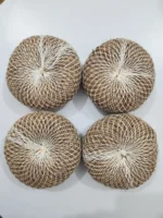 Natural Coconut Coir Scrub Brush – Eco-Friendly Round Kitchen Cleaning Scrubber - Image 3